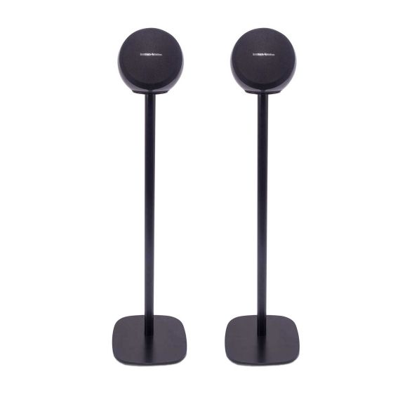 Black Vebos floor stand with Harman Kardon Omni 10