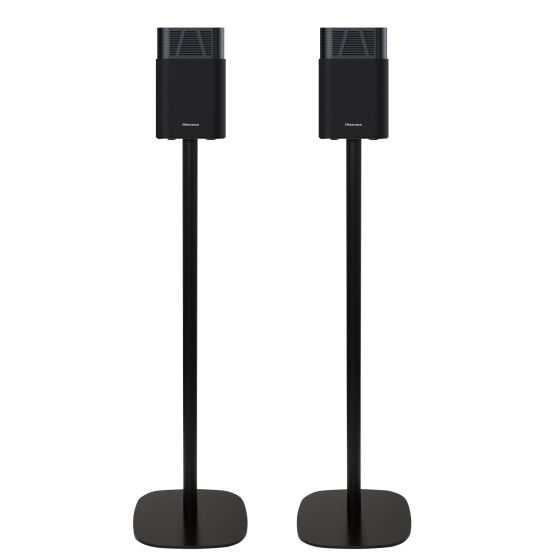 Black Vebos speaker stand Hisense HT Saturn