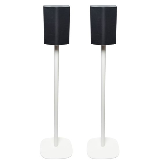 Set of two Vebos floor stands with LG DS95QR white set