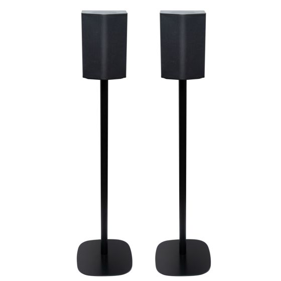 Set of two Vebos floor stands with LG DS95QR black set