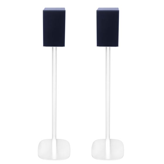 Set of two Vebos floor stands with LG DSP11RA white set