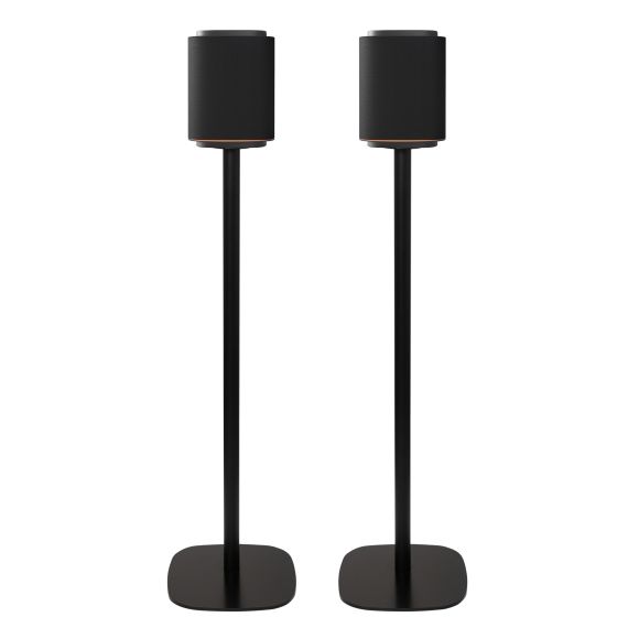 Set of two Vebos floor stands with LG Sound Suite M7 black set