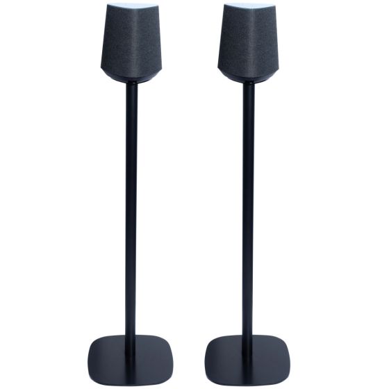 Set of two Vebos floor stands with Loewe Klang MR1 black set