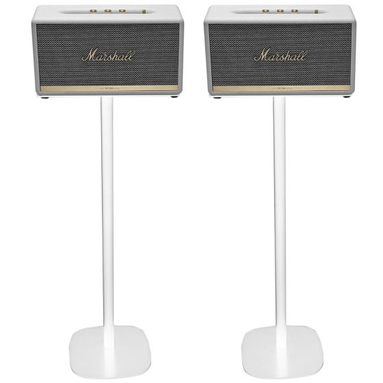 Set of two Vebos floor stands with Marshall Stanmore white set