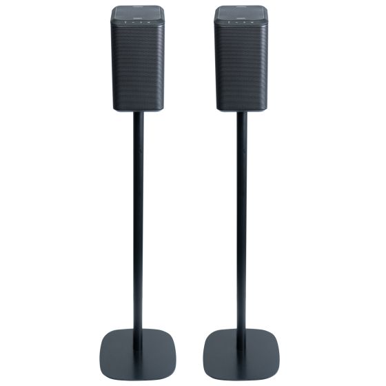 Set of two Vebos floor stands with Philips Fidelio TAFS1 black set