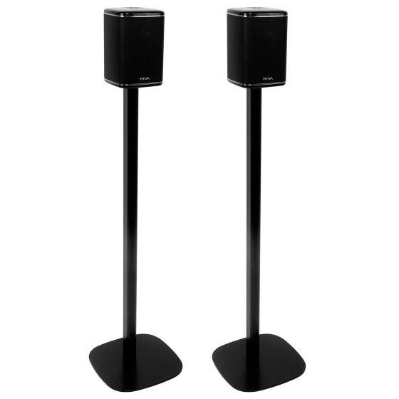 Black Vebos floor stand with Riva Arena