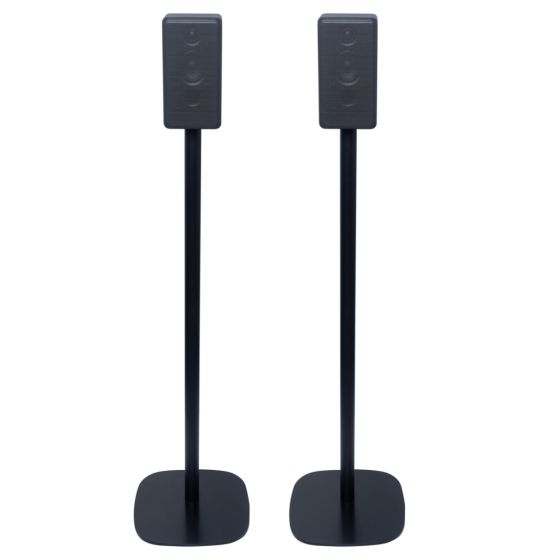 Set of two Vebos floor stands with Sony SA-RS3S black set