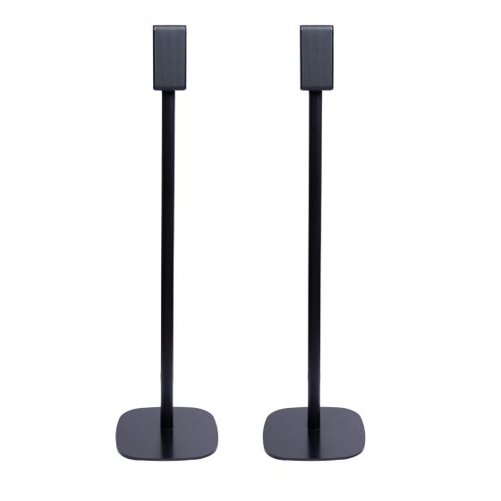 Set of two black Vebos floor stands with Ultimea